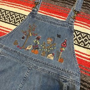 Christopher & Banks Nature Themed Denim Jumper